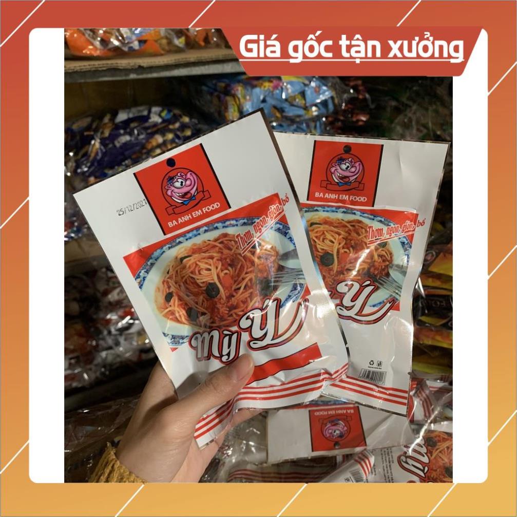 Đồ ăn vặt mỳ ý dumbum tiểu dần tuổi thơ cổng trường cay Ba Anh Em M1 tiệm chú Chíp