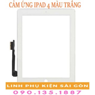 CẢM ỨNG IPAD 4 MÀU TRẮNG