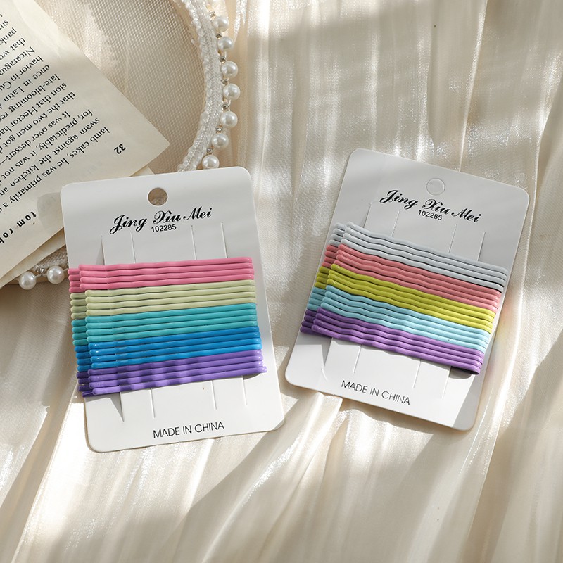 Set 20 Kẹp Tóc Nữ Thời Trang Phong Cách Hàn Quốc. Kẹp Tóc Màu Kẹo Phụ Kiện Tóc Cho Nữ