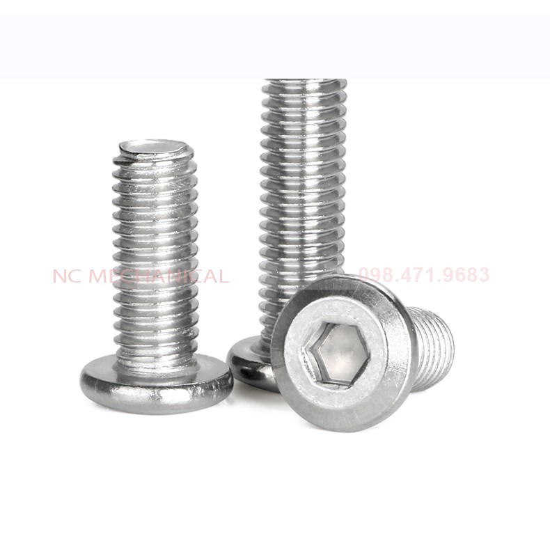 Mua Set 5-30 ốc vít M4 inox 304 lỗ lục giác, bake, đầu trụ đầu dù đầu ...