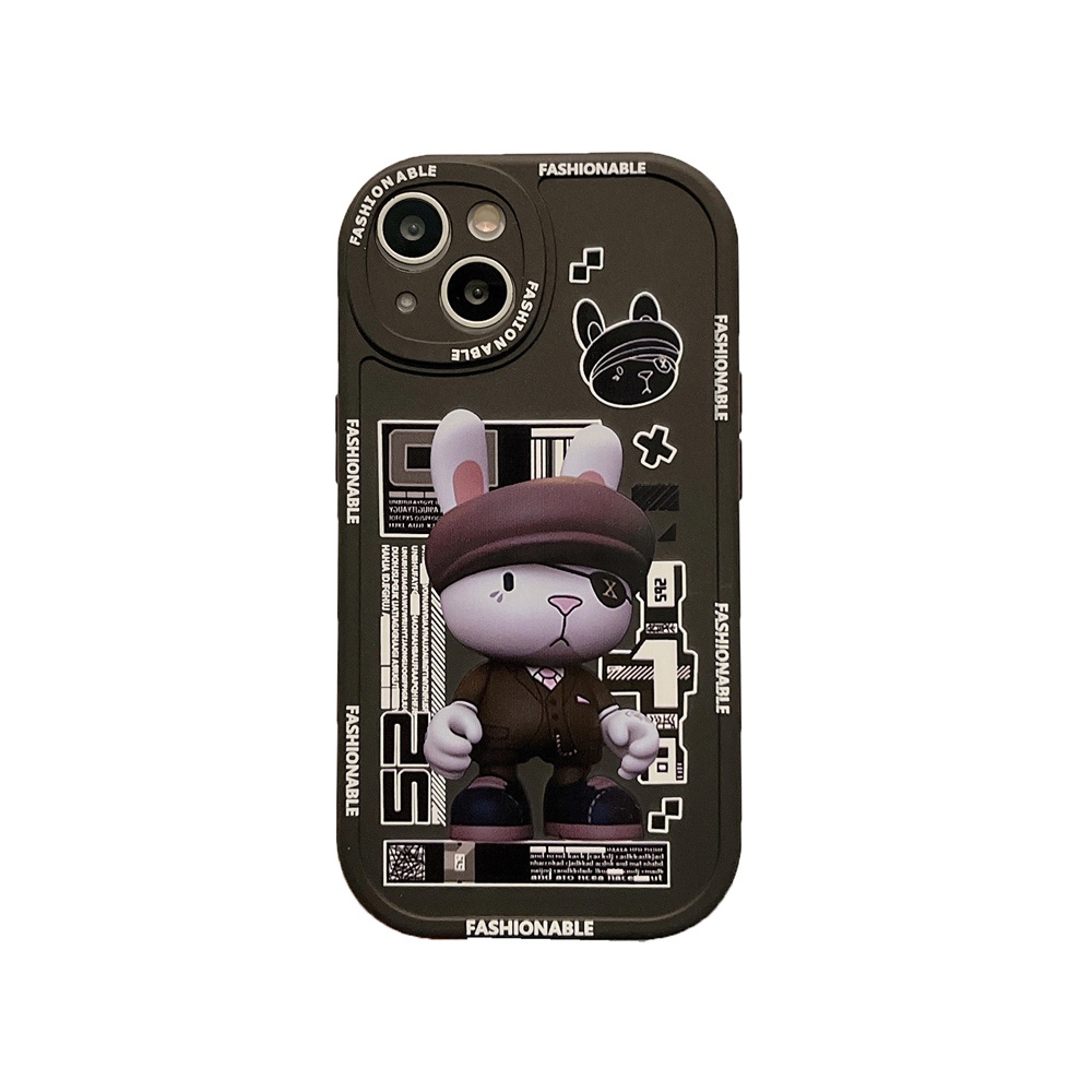 Ốp Điện Thoại Hình Thỏ Hoạt Hình Cho OPPO A3S A5S A7 A12 A16 A9 F11 F9 A94 Reno 5 6 7 7Z A93 A53 A15 A54 A74 A31 A52 A92