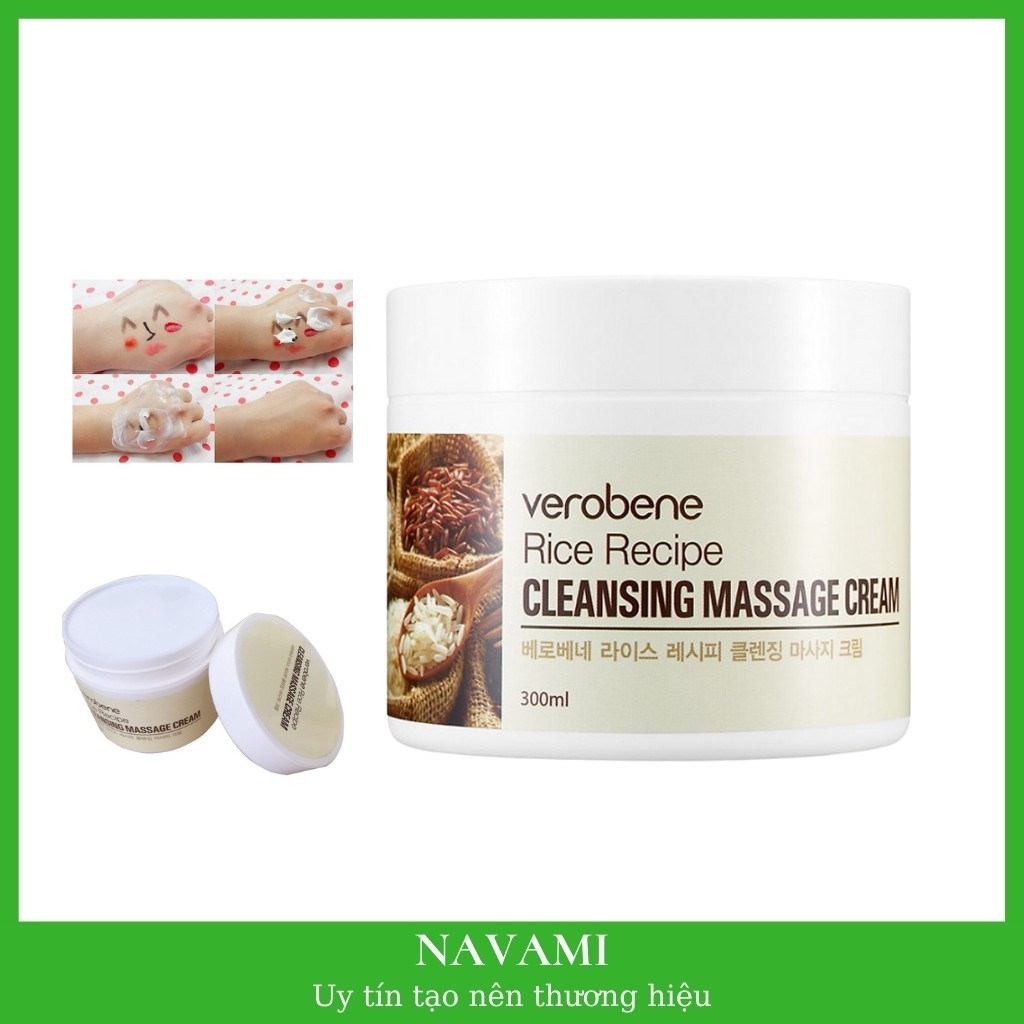 Kem tẩy trang massage mặt cho spa Verobene hàn quốc 300ml