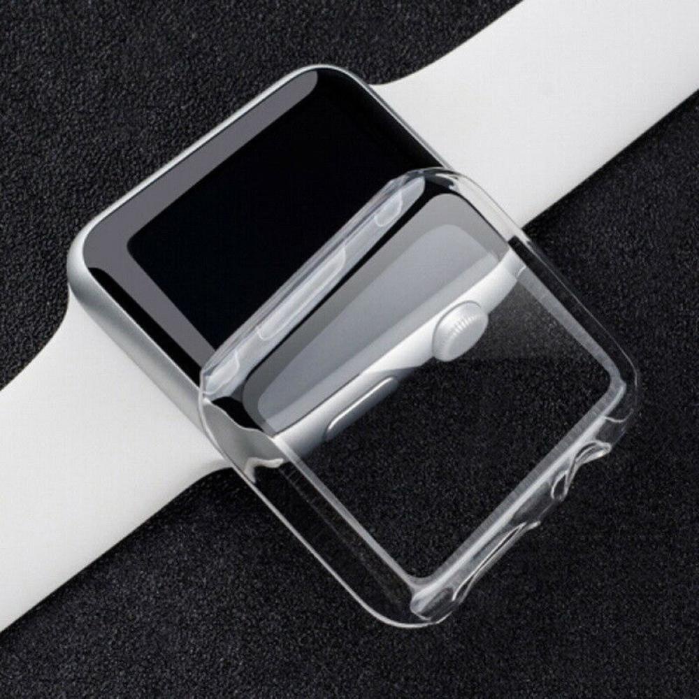 Ốp Bảo Vệ Màn Hình Bằng TPU Mềm Trong Suốt Bảo Vệ 360 Độ Cho Apple Watch Ultla Series 8 7 6 SE 5 4 3 2 1 38mm / 42mm / 40mm / 44mm / 41mm / 45mm / 49mm
