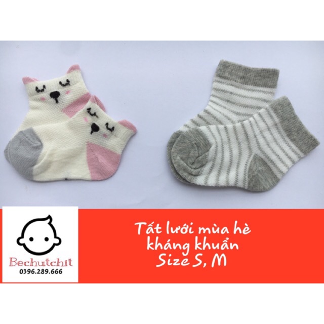 Tất lưới mùa hè cho bé S, M