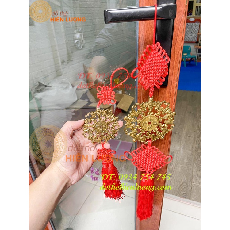 Vòng Dơi Ngũ Phúc Lâm Môn Bằng Đồng Đường kính 12cm, dài 55cm