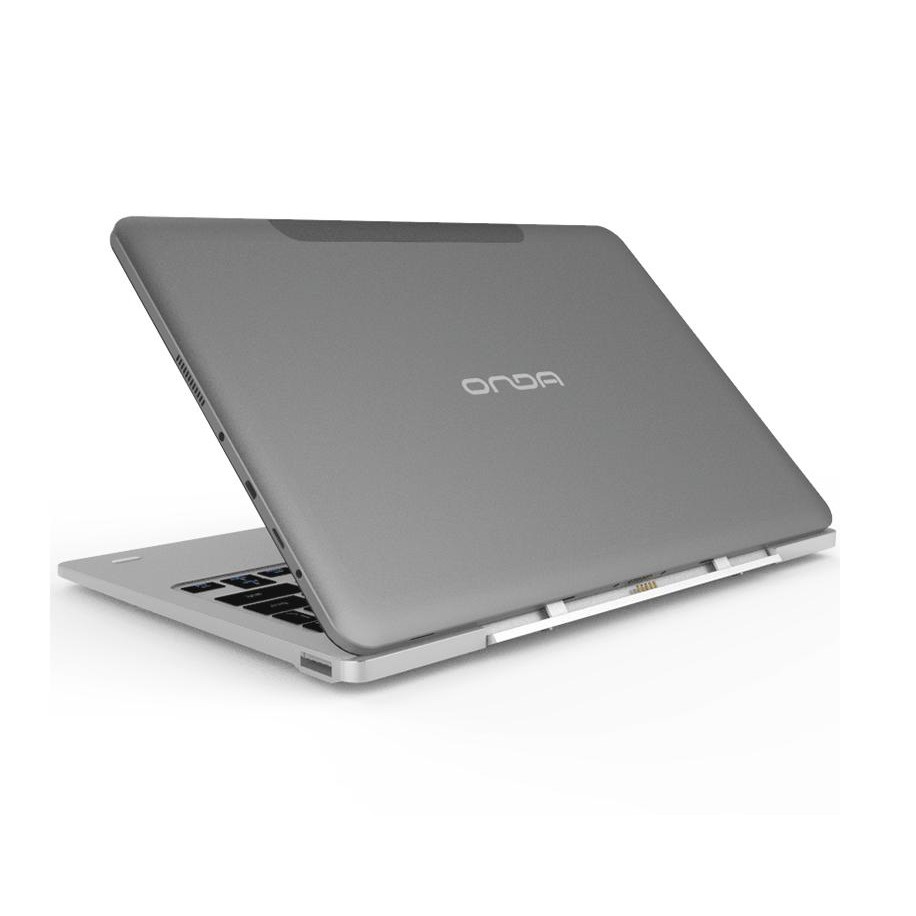 Máy tính bảng Tablet Onda oBook20 Plus Ram 4G, 64Gb SSD, HDMI 4K Dual Win10/Android (tặng Dock, bút cảm ứng)(Bạc 64GB)