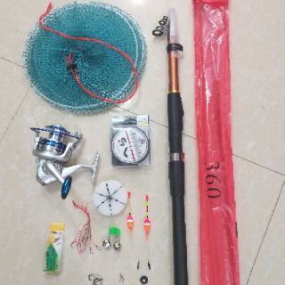 Bộ cần câu rút Shimano 3m6