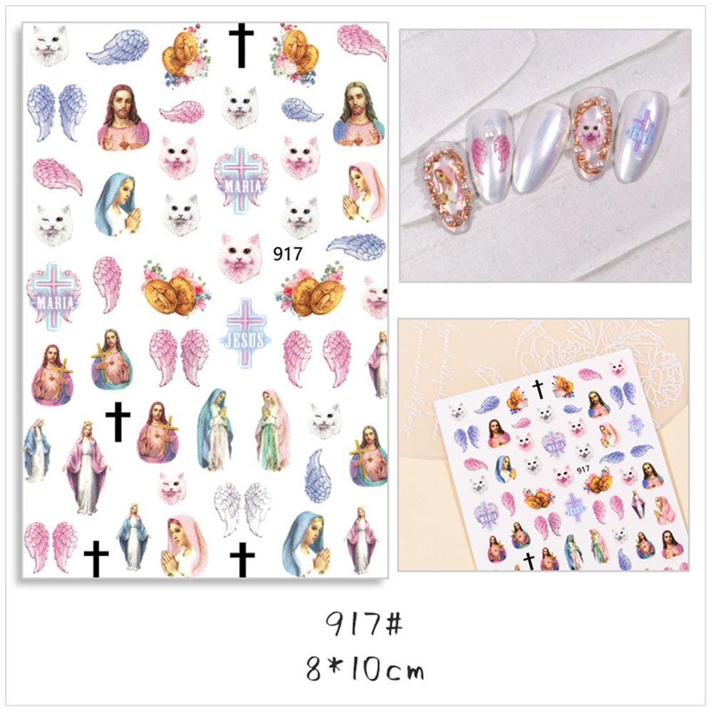 Miếng Dán Trang Trí Móng Tay 3D DIY Hình Thiên Thần