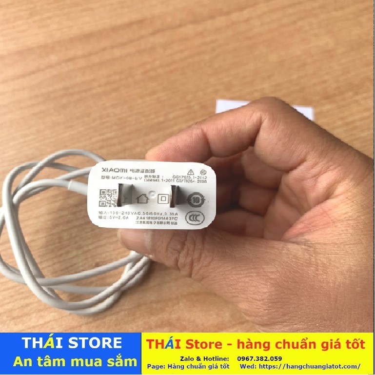 Bộ sạc nhanh Adapter XIAOMI Chính hãng, công suất 10W và 18W MDY-08-EV, cáp USB/Micro -