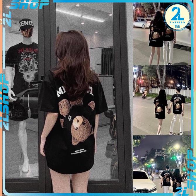 Áo  thun Mikenko Mikebear tshirt cao cấp SPF , Áo phông Mikenko nam nữ  gấu 5D sành điệu siêu hot giá rẻ