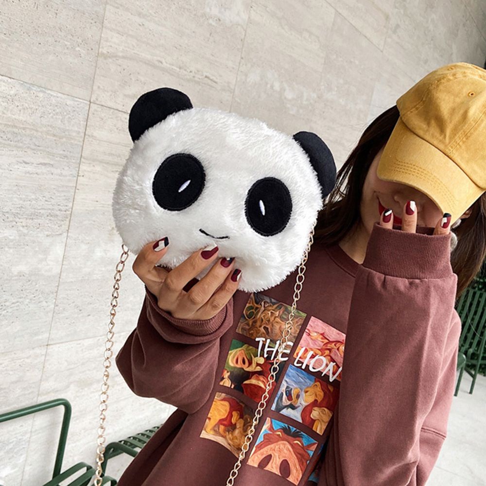 Túi đeo chéo hình gấu trúc dễ thương thời trang