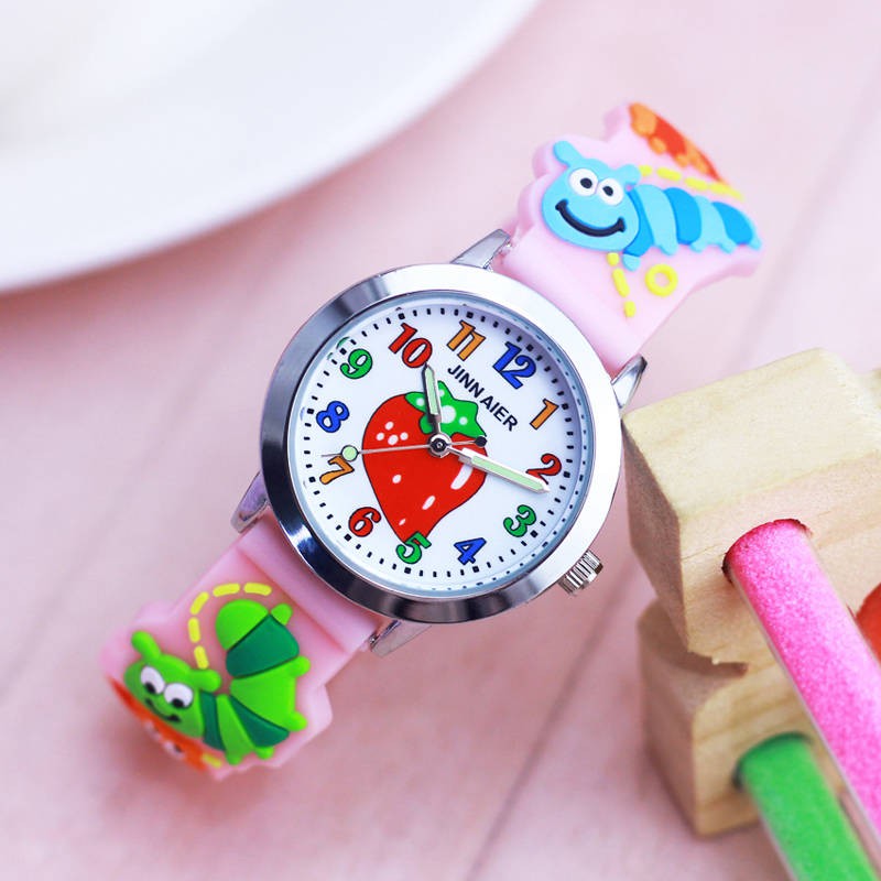hồ đồng Phim hoạt hình dễ thương Trẻ em nhỏ Đồng hồ trẻ em nam và nữ Quartz không thấm nước điện tử phiên bản Hàn Qu | BigBuy360 - bigbuy360.vn