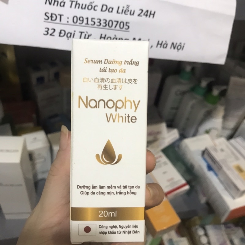 NANOPHY WHITE SERUM DƯỠNG TRẮNG TÁI TẠO DA 20ml