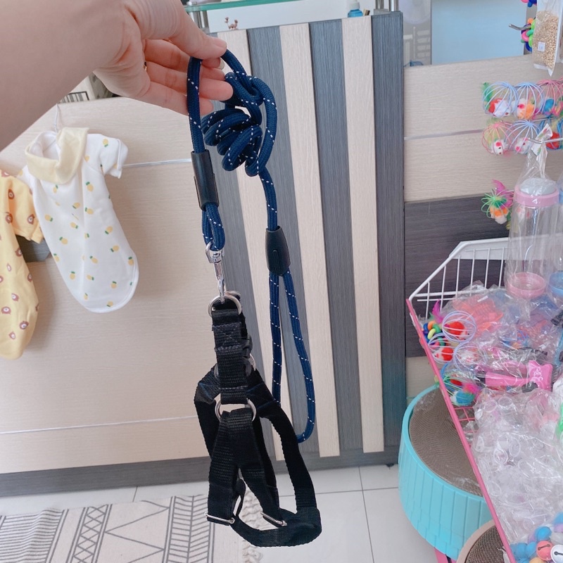 DÂY DẮT yếm 1.5cm cho chó mèo lớn