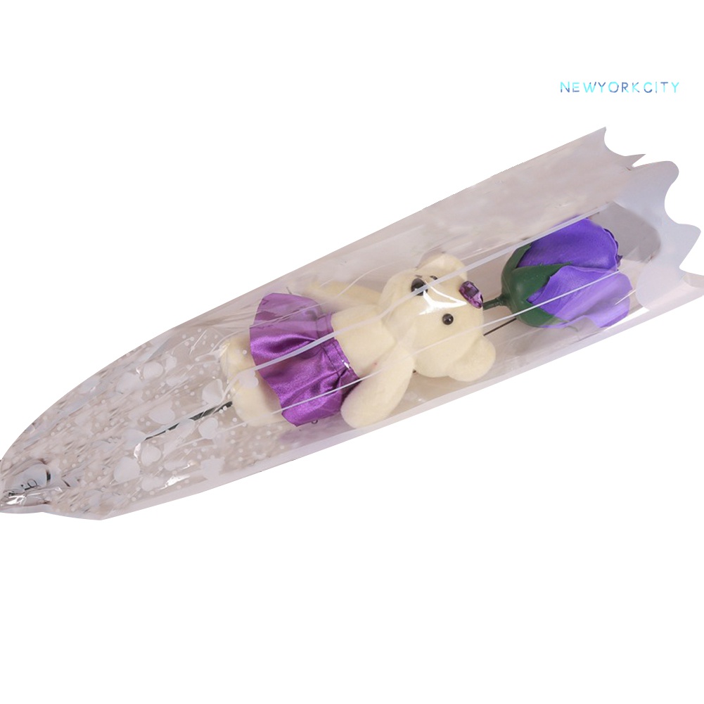 1 Cánh Hoa Hồng Sáp Làm Quà Tặng Giáng Sinh Dễ Thương