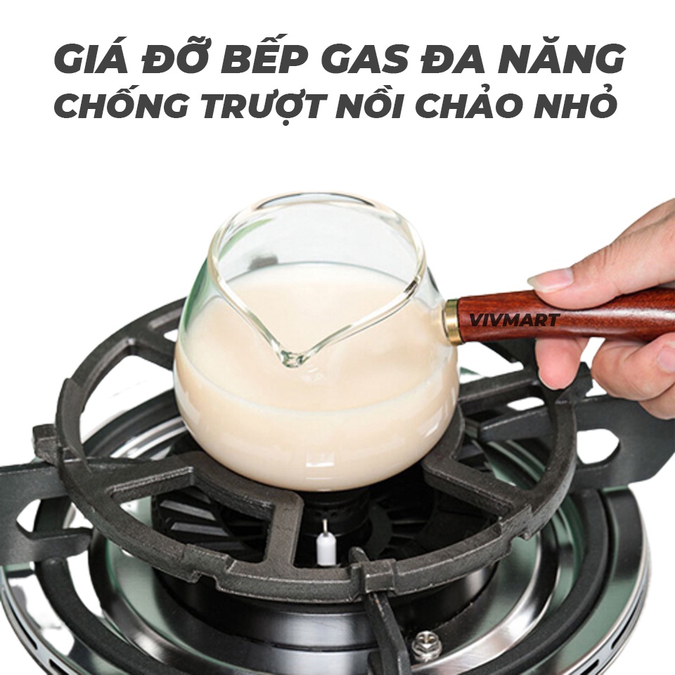 ✅ Giá Đỡ Bếp Gas Đa Năng Chống Xê Dịch Trơn Trượt Nồi Chảo Nhỏ