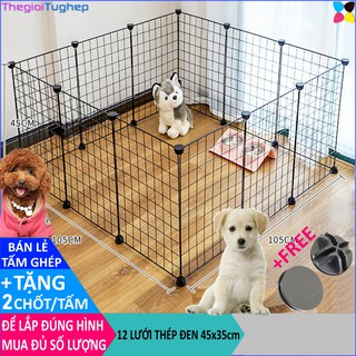 Tấm ghép quây chuồng chó, mèo BÁN LẺ