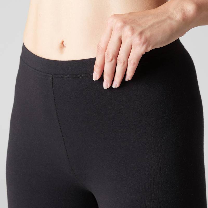 Quần legging co giãn ôm sát cho nữ Decathlon Nyamba stretch 100 - Big size (&gt; 75kg)