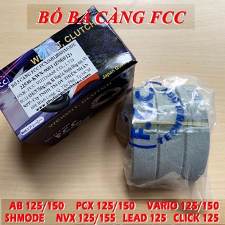 Bố 3 càng FCC NVX, PCX, AB125, SH Mode, Vario, Click 125 Ab150, NMV (ba búa AirBlade, Air Blade búa guốc côn văng ly hợp