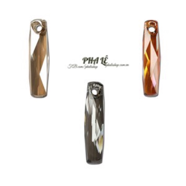 Mặt Dây Chuyền Pha Lê Swarovski Hình Trụ Cột S20mm