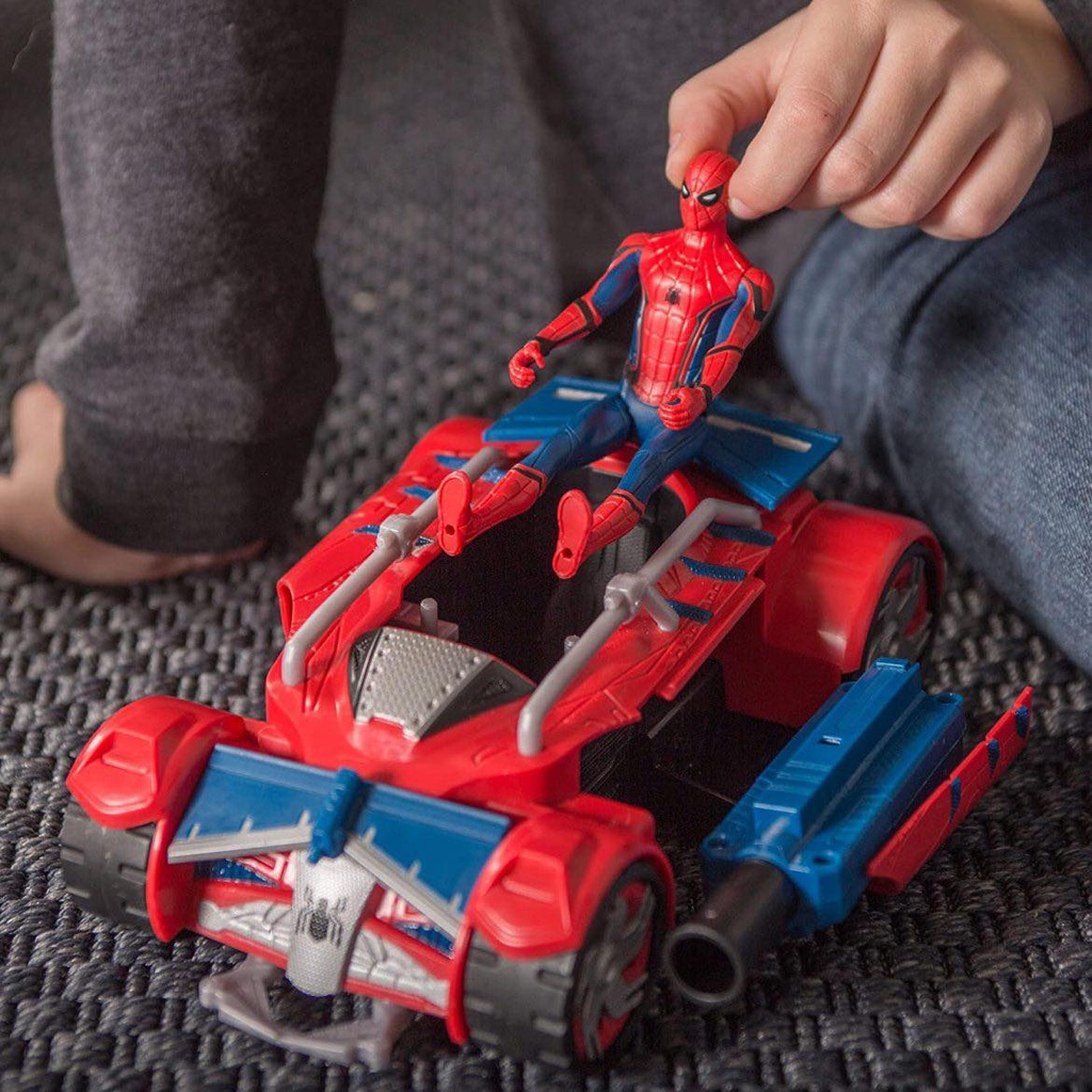 Đồ Chơi Siêu Nhân, Mô Hình Siêu Nhân Nhện Và Xe Chiến Đấu Hàng Chính Hãng Cao Cấp Hasbro, Đồ Chơi Trẻ Em WinRio,Store