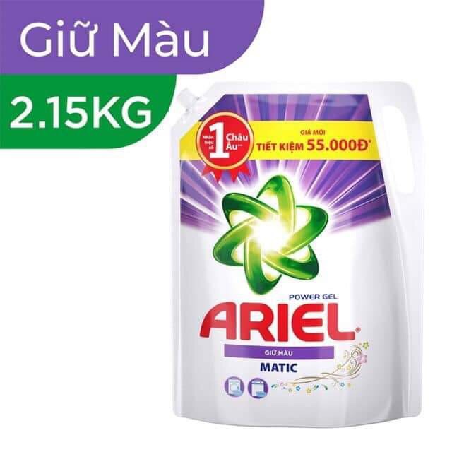 Nước Giặt Ariel Dạng Túi ( 2.4Kg và 2.15kg )