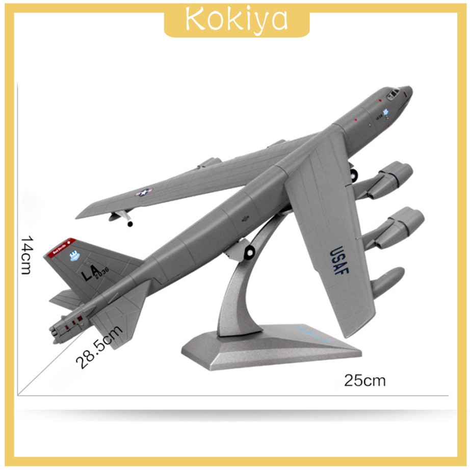 AIRCRAFT MODEL Mô Hình Máy Bay Chiến Đấu Mỹ B-52 Tỉ Lệ 1 / 200