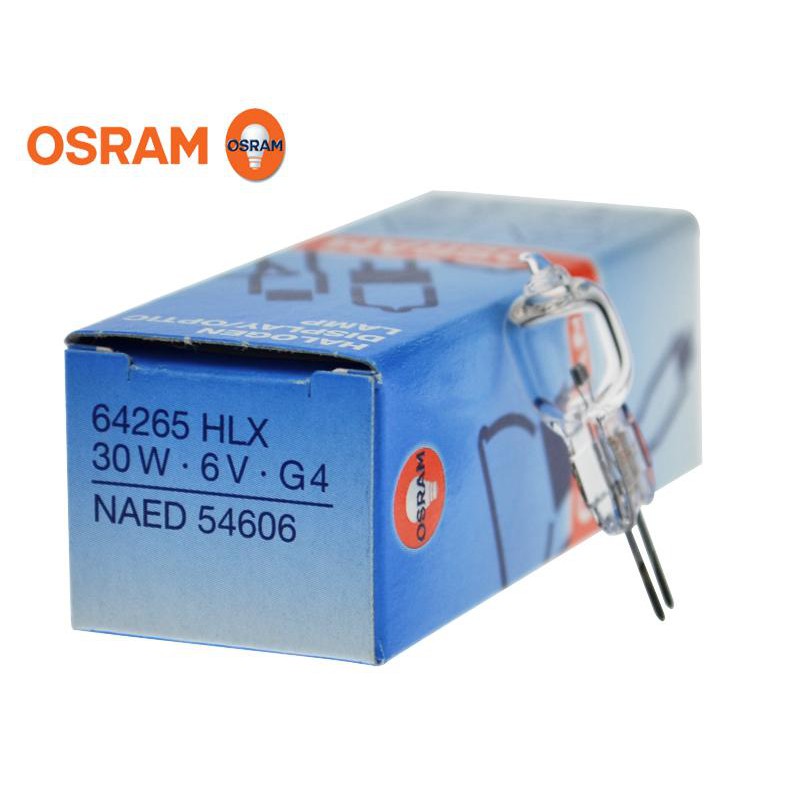 (SALE) Bóng đèn nhãn khoa Osram 64265 HLX 6V 30W G4