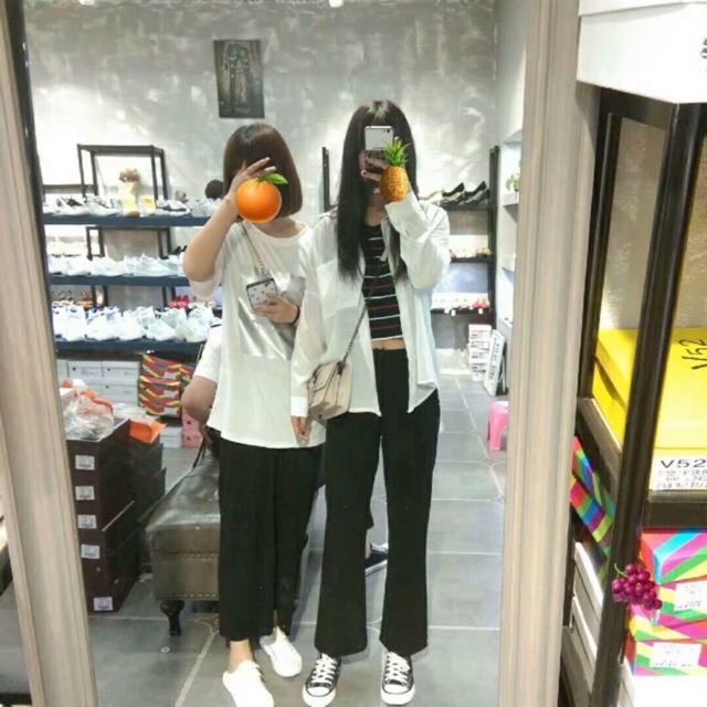 Quần vải ống loe nhẹ lưng cao co dãn tốt (ảnh thật 100%) | BigBuy360 - bigbuy360.vn