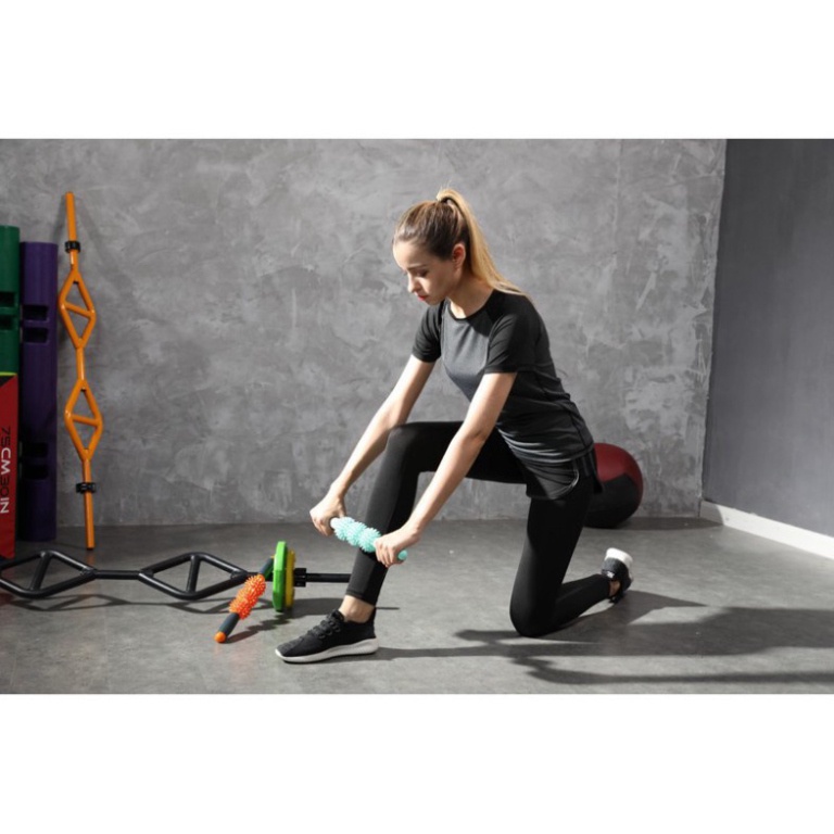 Thanh Lăn Massage Cơ Bắp Roller Stick Tập Gym Yoga ĐenSport