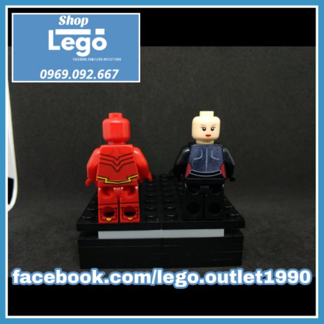 Xếp hình Flash 3000 Siêu anh hùng Justice League 3000 DC Comics Lego Minifigures Wm wm490