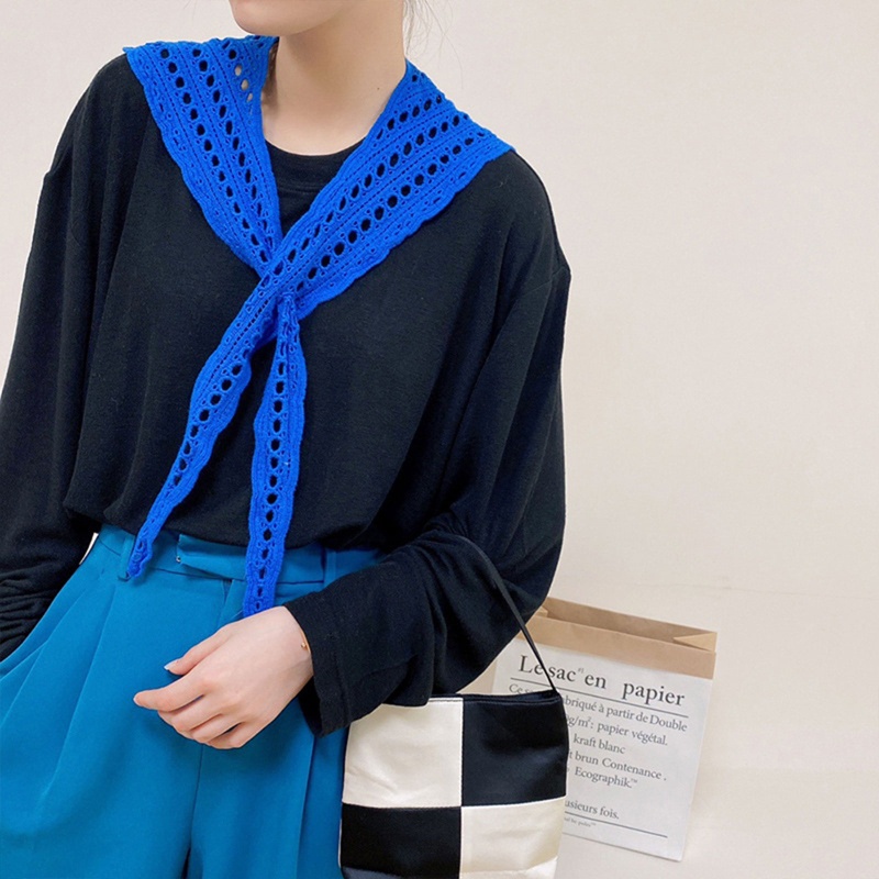 Khăn Choàng Polyester Thắt Nút Phong Cách Đồng Quê Dành Cho Nữ