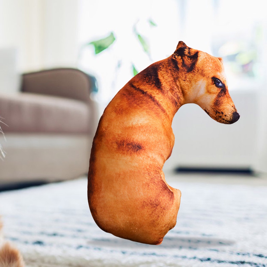 Gối Ôm Nhồi Bông Hình Chú Chó Dễ Thương Cho Người Lớn Và Trẻ Em