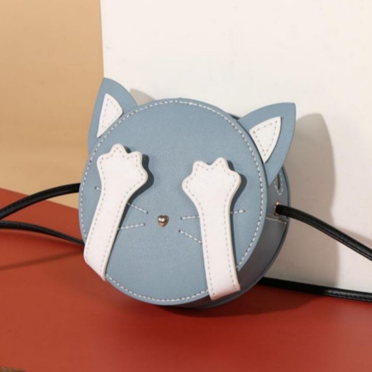 Túi Tự Đan Handmade Mèo Con Xấu Hổ