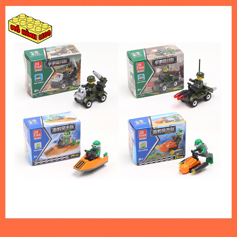 Đồ chơi lắp ráp lego giá rẻ Jie Star mô hình nhân vật và phương tiện mini cho bé