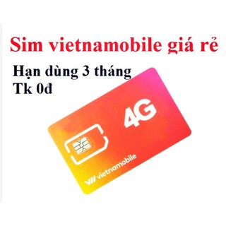 Sim vietnammobile nghe gọi, tạo tài khoản fb,zalo,shope...vào mạng