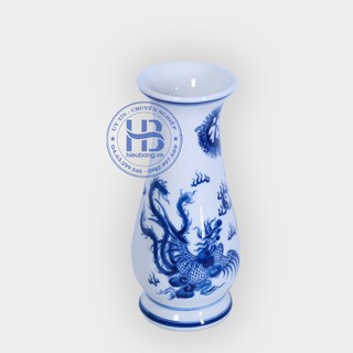 Lọ hoa bát tràng Xanh 18cm, 20cm, 22cm, 24cm, 26cm, 30cm