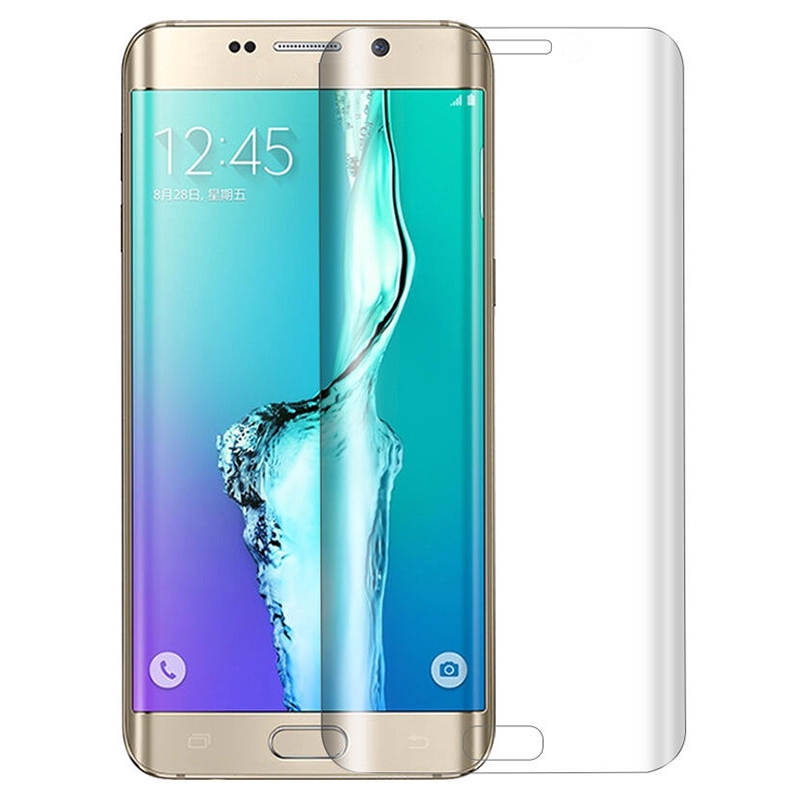 Ốp điện thoại trong suốt và kính cường lực độ cứng 9H cho Samsung Galaxy S6 Edge Plus ZJ