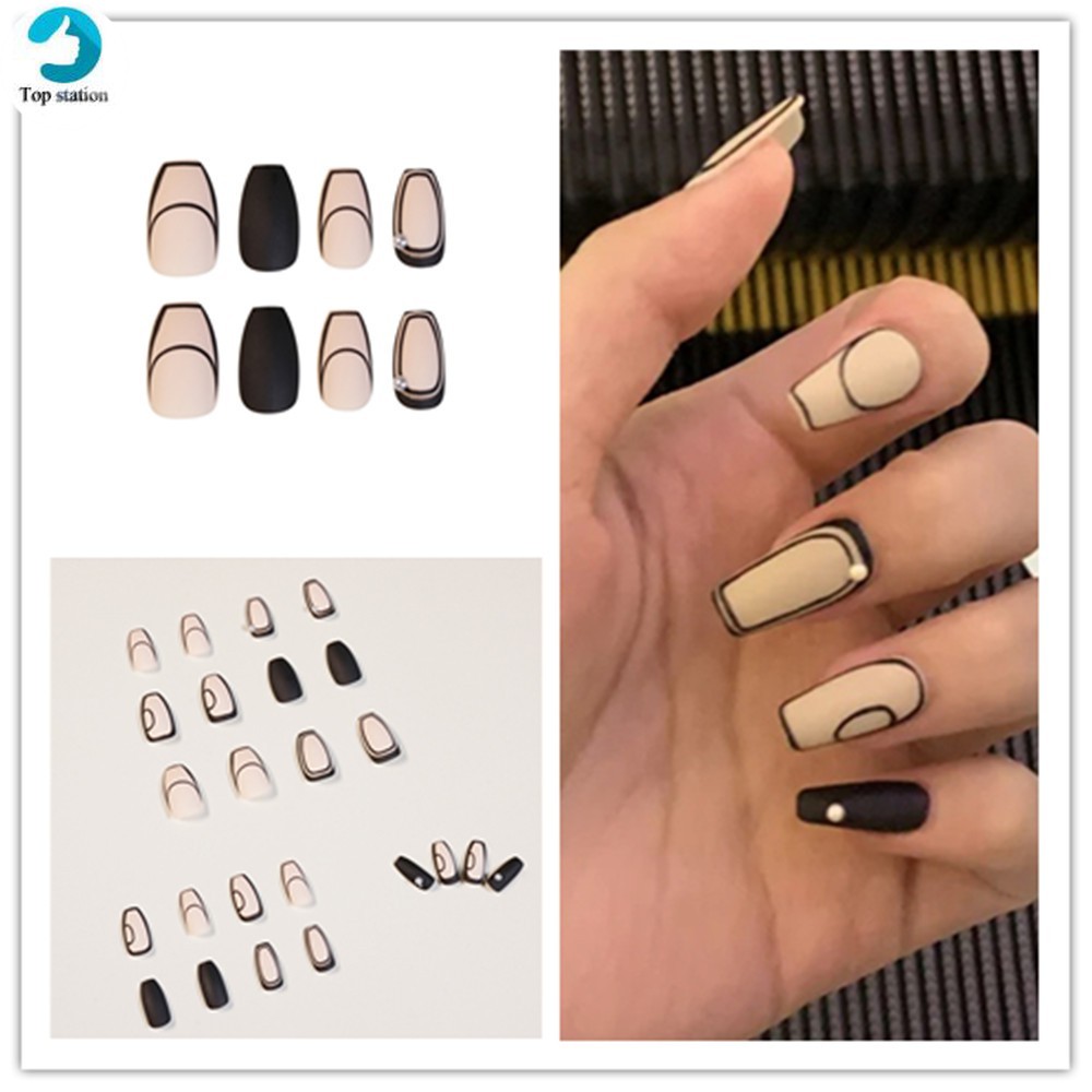[Hàng mới về] Bộ 24 miếng dán móng tay xinh xắn