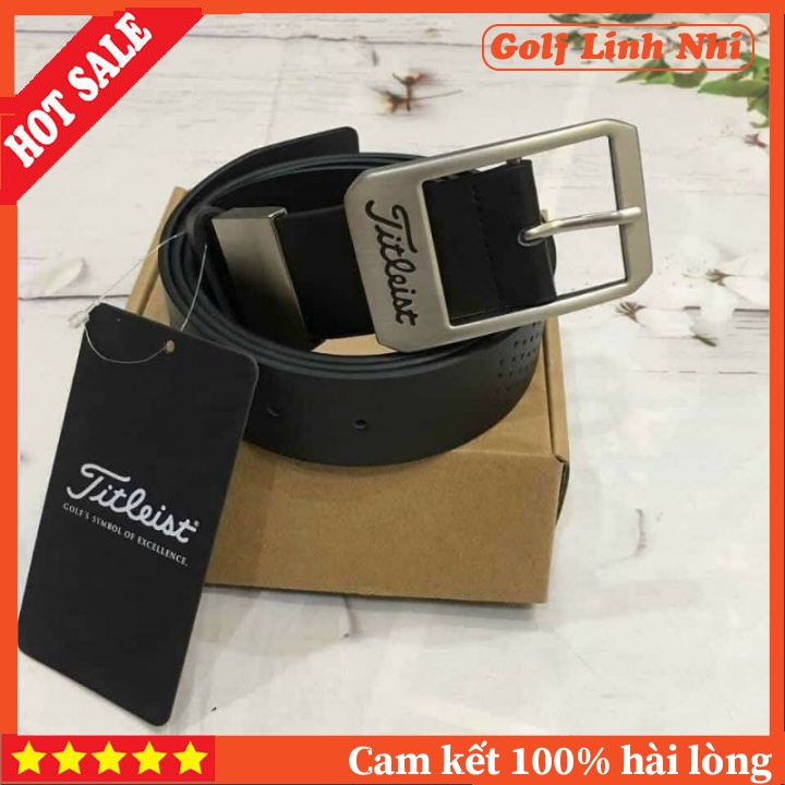 Dây Thắt Lưng Da Nam Titlest - Chất Liệu Da, Da Mềm Và Độ Bền Cao, Trắng Và Đen