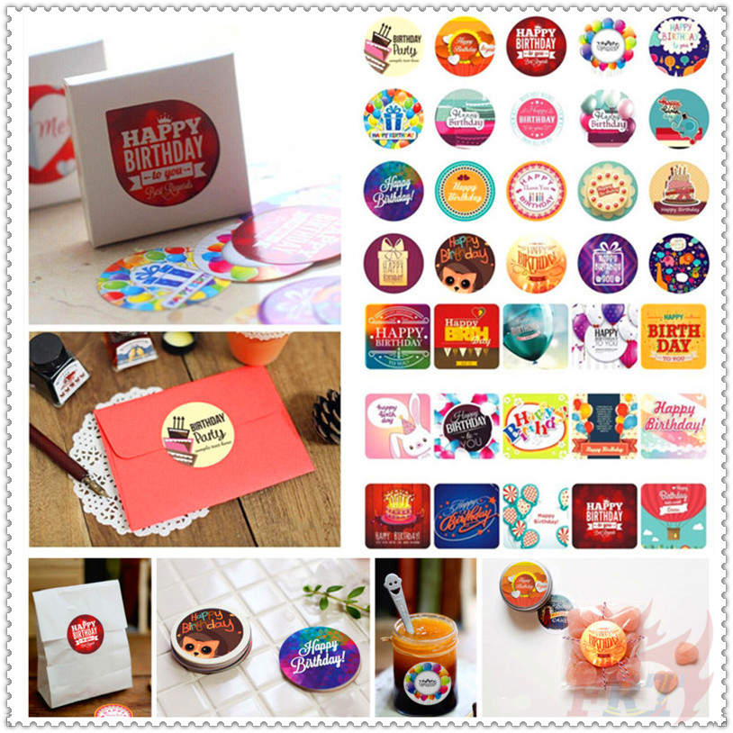 Hộp 38 Miếng Dán Trang Trí Hình Chữ Happy Birthday