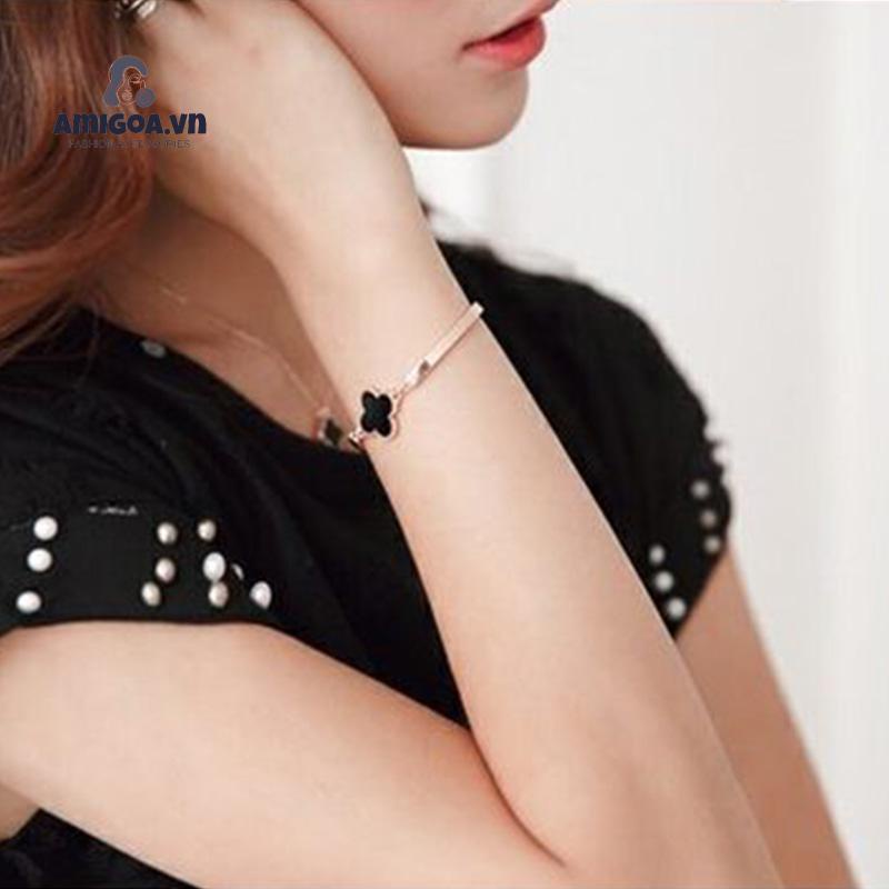 ✨✨Vòng Tay Cỏ Bốn Lá Đơn Giản Thời Trang Cho Nữ