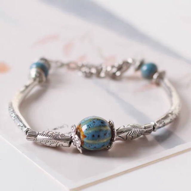 Vòng tay cổ phong sứ nhiều mẫu