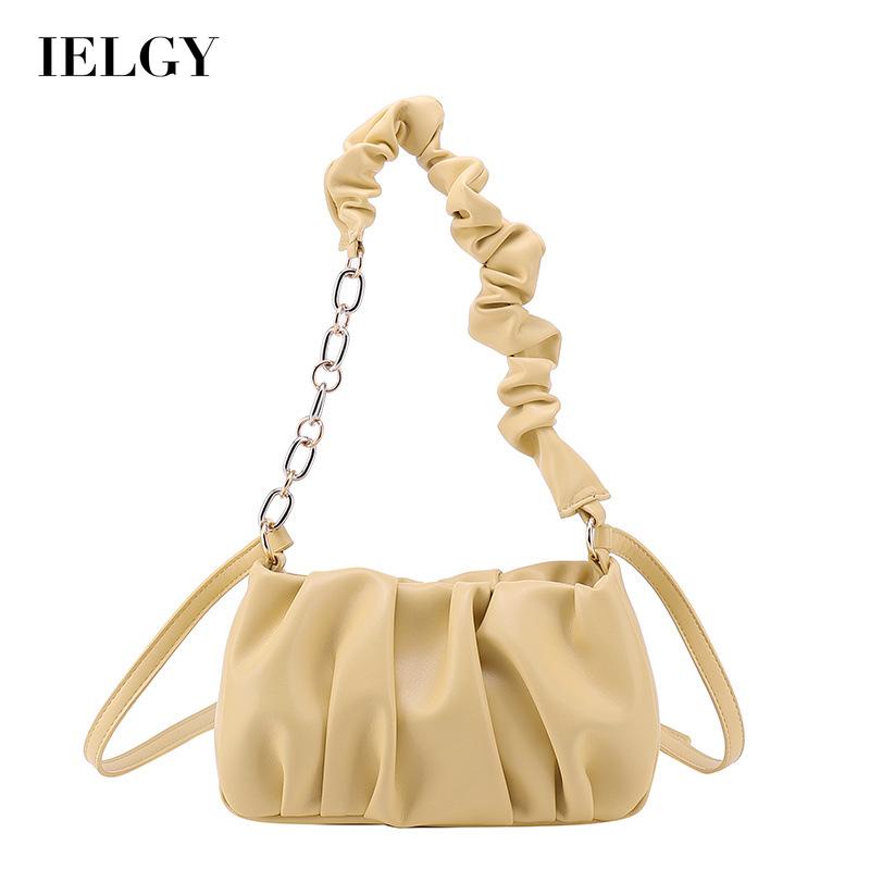 Túi IELGY đeo chéo hình đám mây màu sắc đơn giản thời trang cho nữ