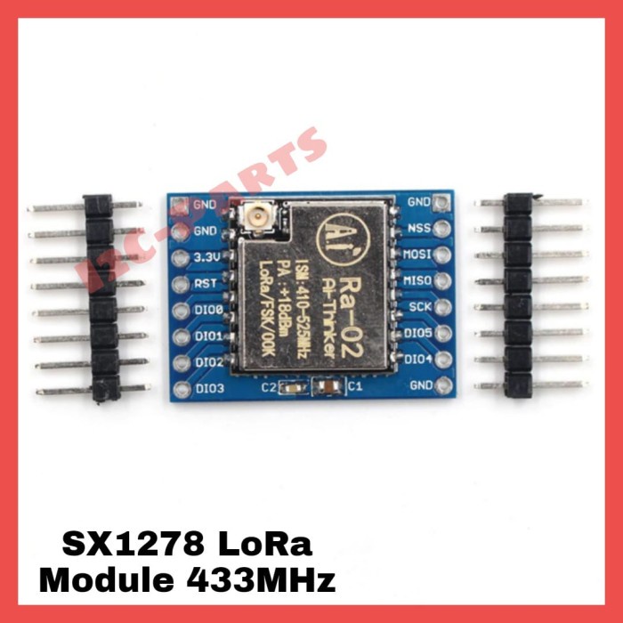 Mô Đun Thu Phát Không Dây Sx1278 LoRa 433MHz 10KM Ra-02