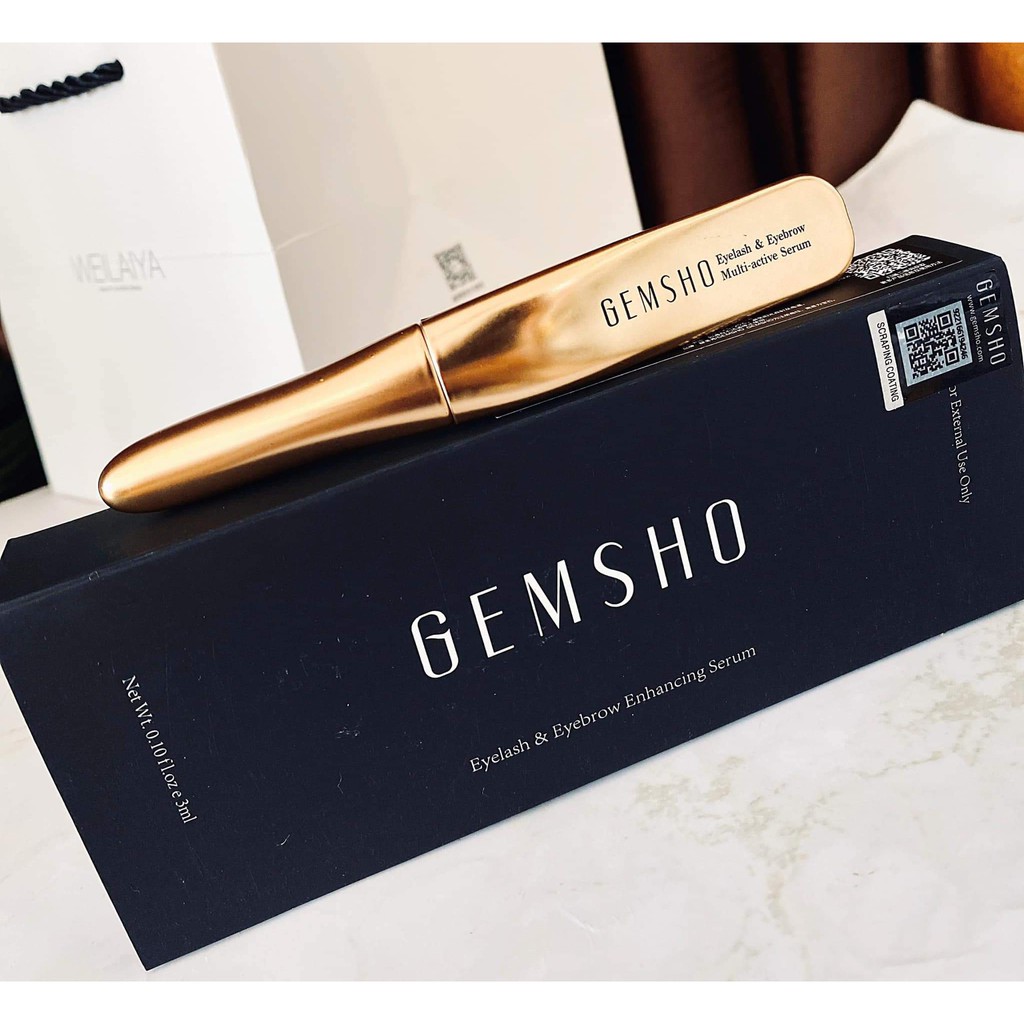 Dài mi GEMSHO Dưỡng mi GEMSHO Kích thích mọc mi GEMSHO Chải mi GEMSHO anvishop