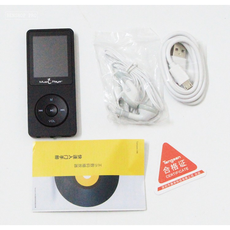 Máy nghe nhạc MP3, loa ngoài UnisCom X02 (8G), tặng 01 thẻ nhớ 8G