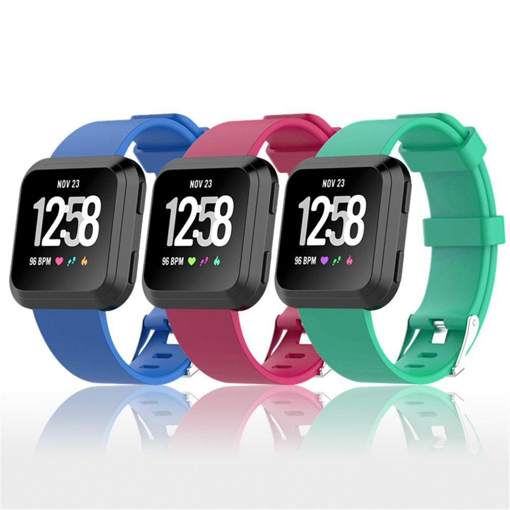 GOGOUP Dây Đeo Mềm Màu Kẹo Cho Đồng Hồ Thông Minh Fitbit Versa Lite Versa 2