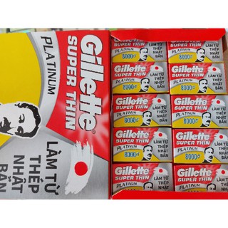 LƯỠI LAM GILLETTE SUPER THIN HỘP 5 X 20