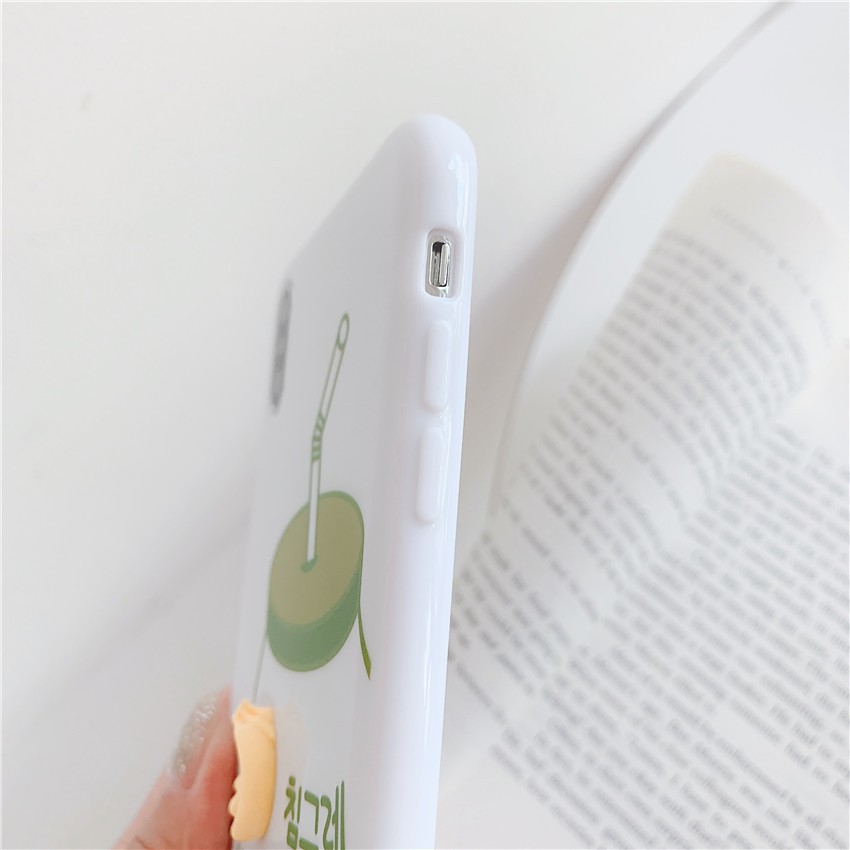 Ốp iPhone họa tiết Yakult Chuối dành cho 7 Plus/8 Plus/X/Xs Max/11/11 Pro Max - Mèo Ú Case